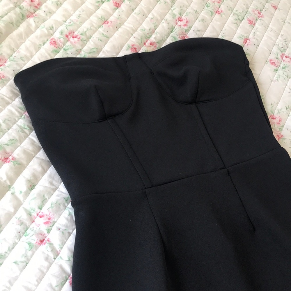 Strapless Black Dress